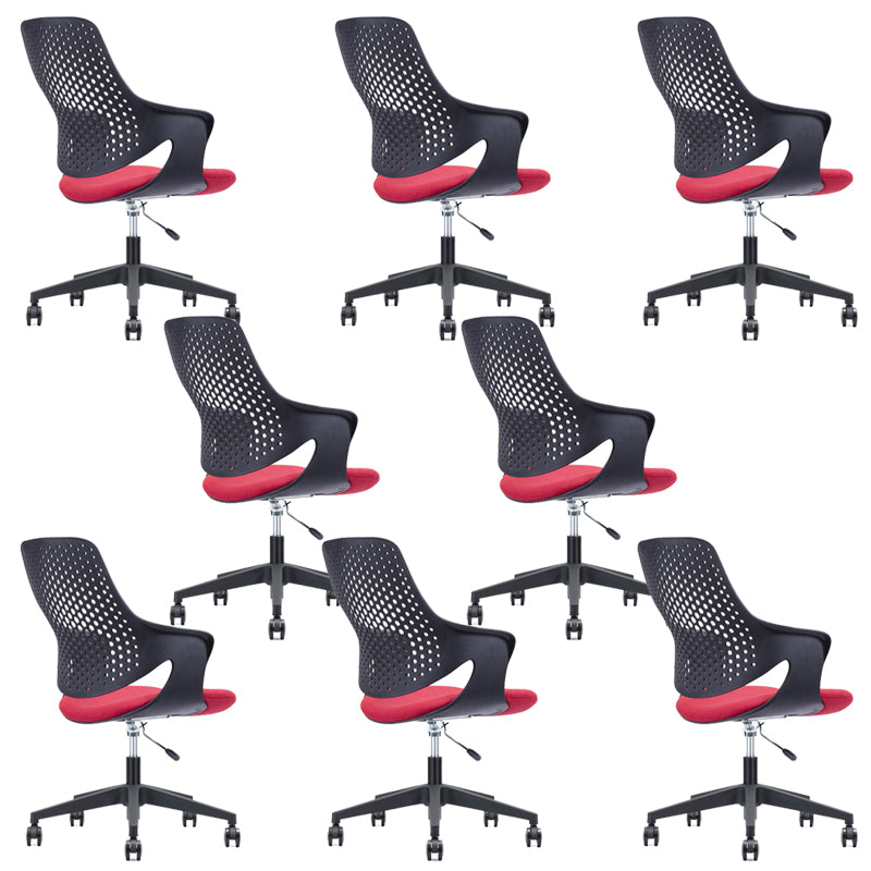 Modern Chair Mid Back Ergonomic Computer Task Plastic Desk Chair