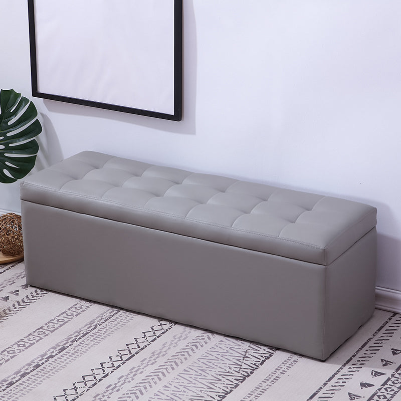 15.7" W Cushioned Seating Bench Modern Upholstered Entryway Bench