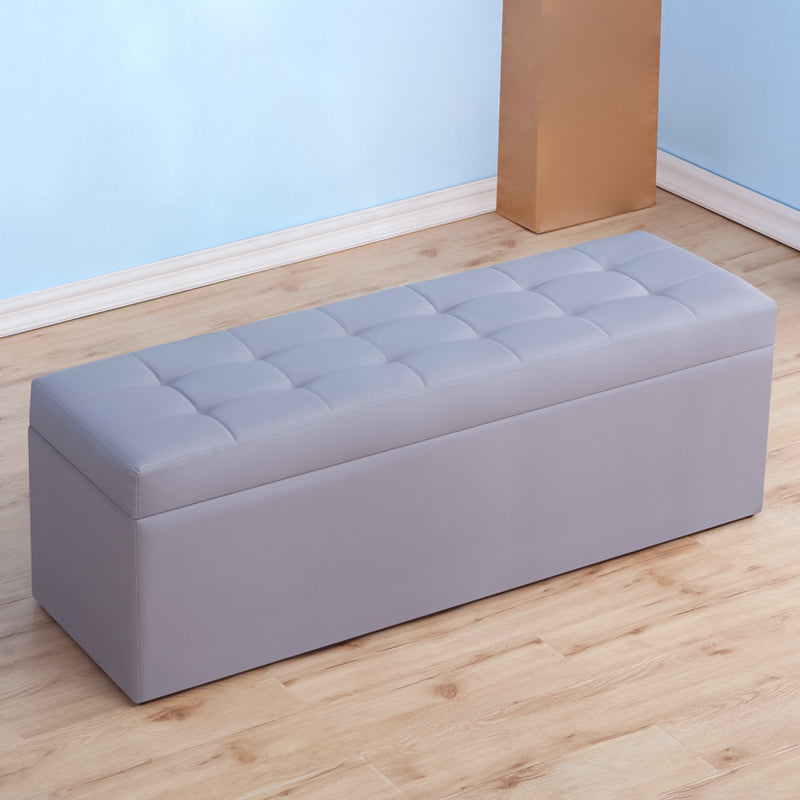 15.7" W Cushioned Seating Bench Modern Upholstered Entryway Bench