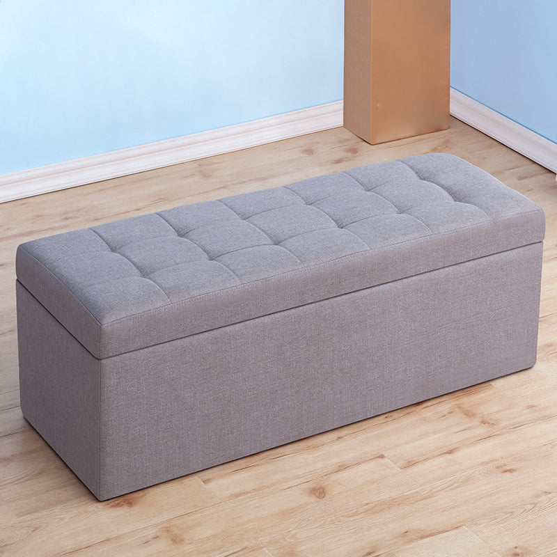 15.7" W Cushioned Seating Bench Modern Upholstered Entryway Bench