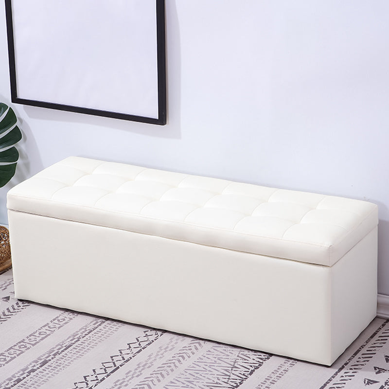 15.7" W Cushioned Seating Bench Modern Upholstered Entryway Bench