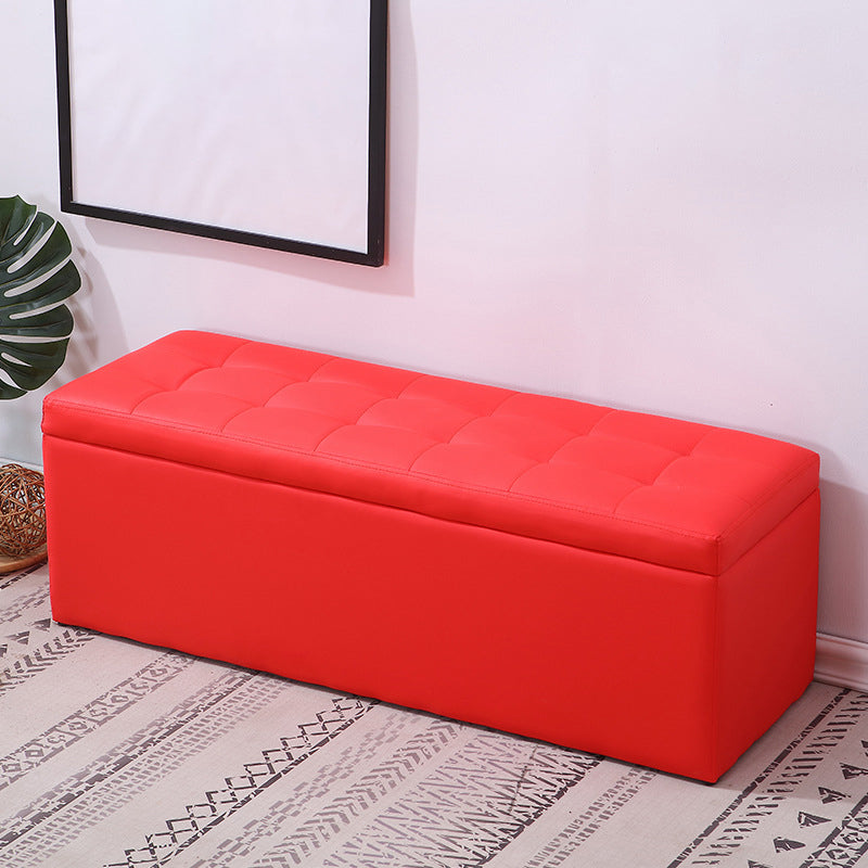 15.7" W Cushioned Seating Bench Modern Upholstered Entryway Bench