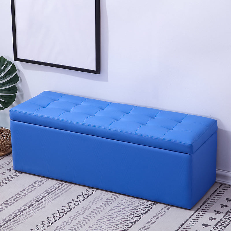 15.7" W Cushioned Seating Bench Modern Upholstered Entryway Bench