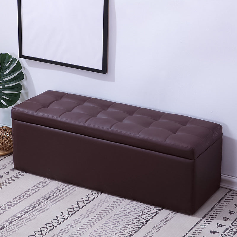 15.7" W Cushioned Seating Bench Modern Upholstered Entryway Bench