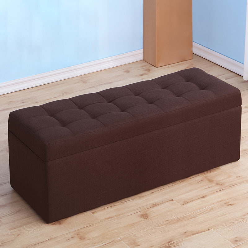 15.7" W Cushioned Seating Bench Modern Upholstered Entryway Bench