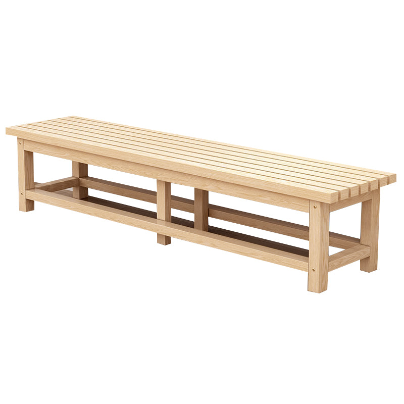 15.7" Wide Modern Entryway and Bedroom Bench Solid Wood Pine Bench