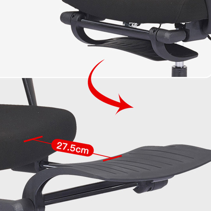 Mesh Office Desk Chair High Back Black Office Chair with Arms Contemporary Chair