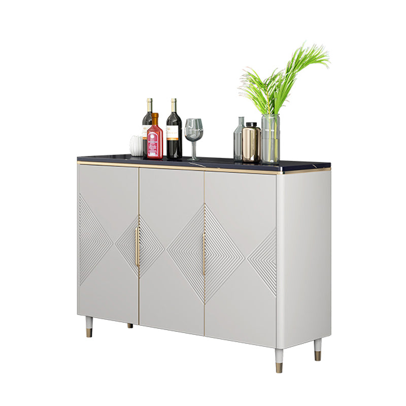 Glam Style Buffet Sideboard Dining Room 35.4"H Buffet Server