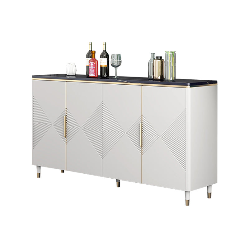 Glam Style Buffet Sideboard Dining Room 35.4"H Buffet Server