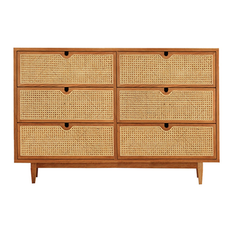 Rattan Living Room Sideboard Cabinet Modern Buffet Server Cabinet with Drawer