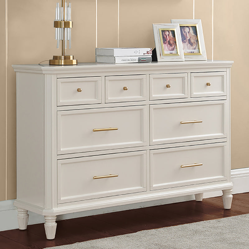 Glam Style Wood Buffet Sideboard 8-Drawer Dining Room Buffet Server,51"L x 13.7"W x 33"H