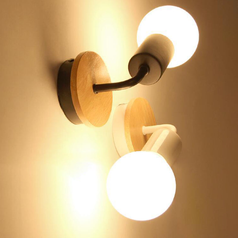 Industrial Wall Sconce Lighting Minimalist Metal 1 Light Wall Light Fixture