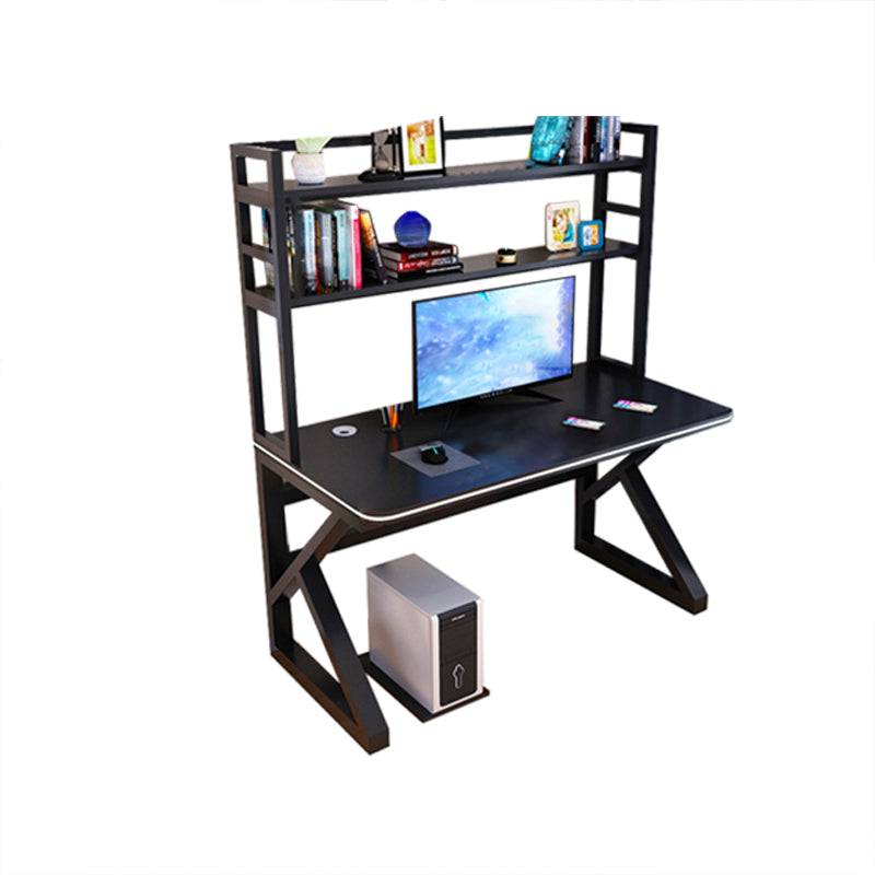 Contemporary Home Computer Desk Rectangular Wooden Gaming Desk