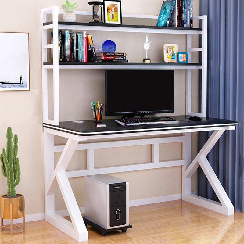 Contemporary Home Computer Desk Rectangular Wooden Gaming Desk