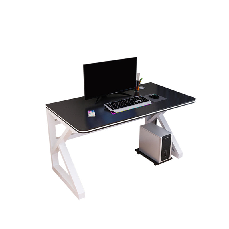 Contemporary Home Computer Desk Rectangular Wooden Gaming Desk