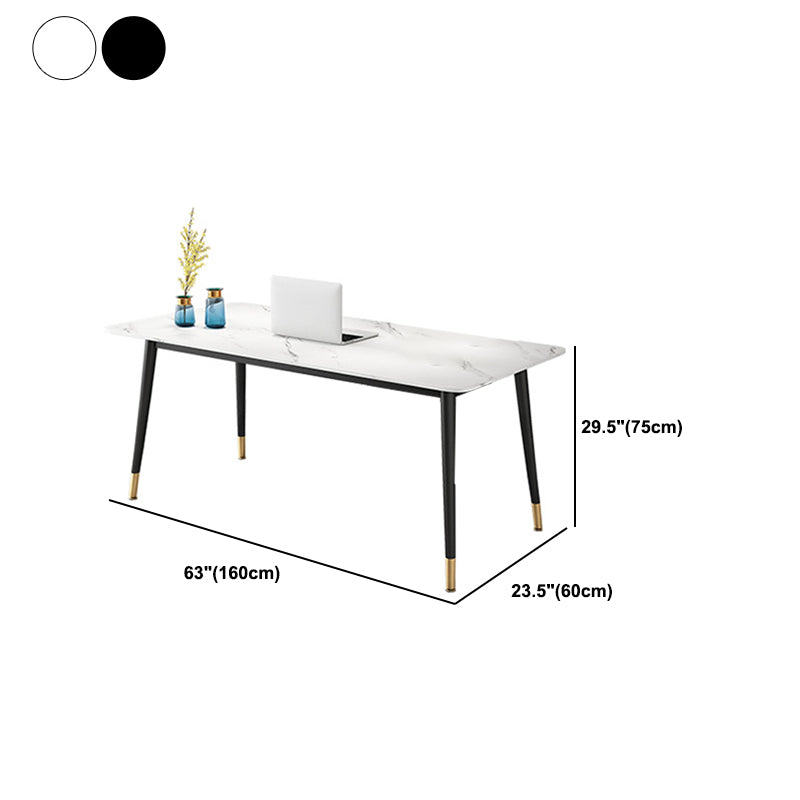 29.5 Inch Height Writing Desk Rectangular Contemporary Office Desk