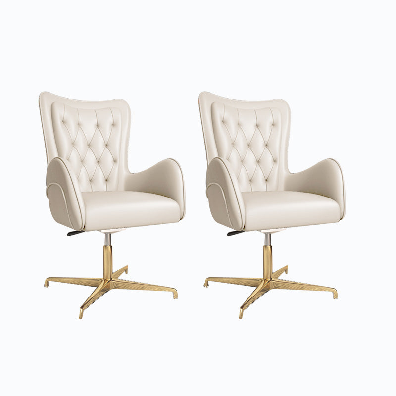 Modern Leatherette and Mesh Executive Chair Upholstered Mid-back Task Chair