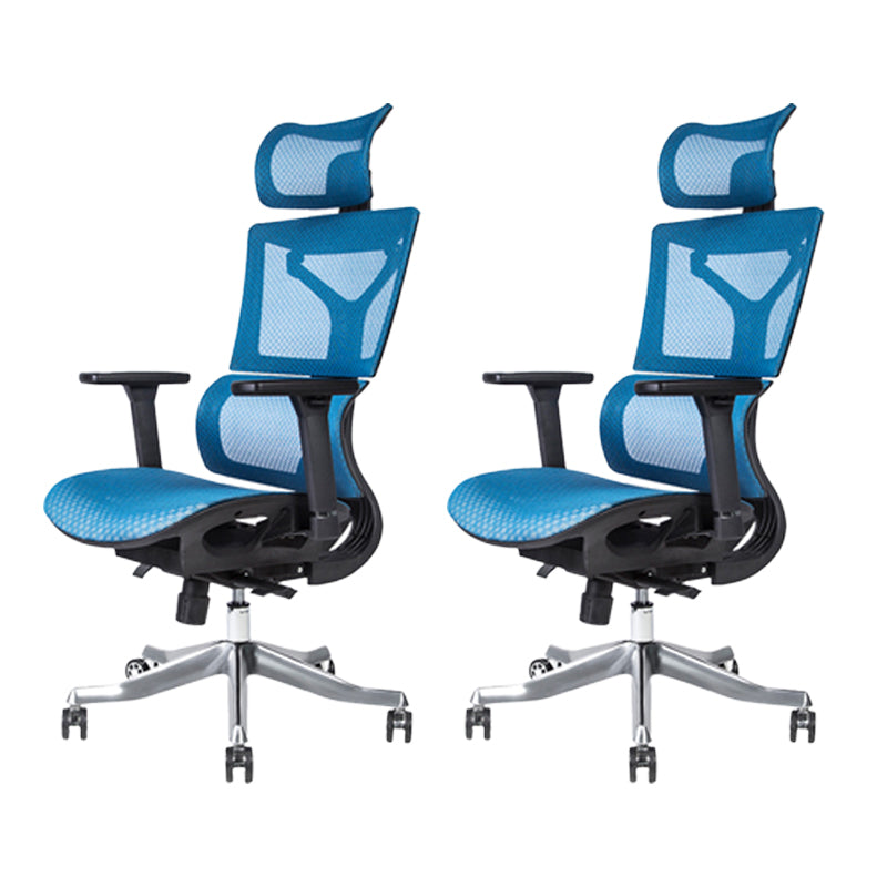 Contemporary Fabric Home Office Chair High-Back Adjustable Ergonomic Office Chair