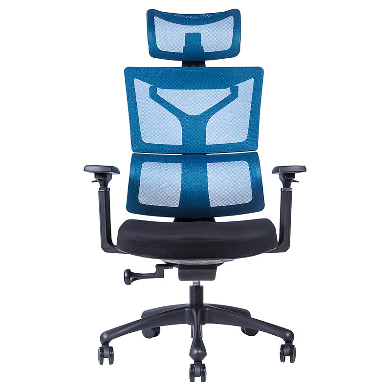 Contemporary Fabric Home Office Chair High-Back Adjustable Ergonomic Office Chair