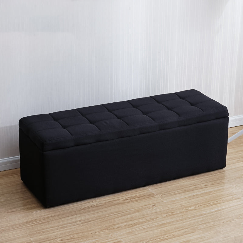 Modern Upholstered Entryway Bench 15.7" W Cushioned Ottoman Bench