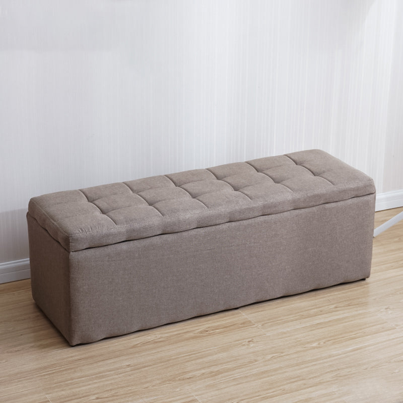 Modern Upholstered Entryway Bench 15.7" W Cushioned Ottoman Bench