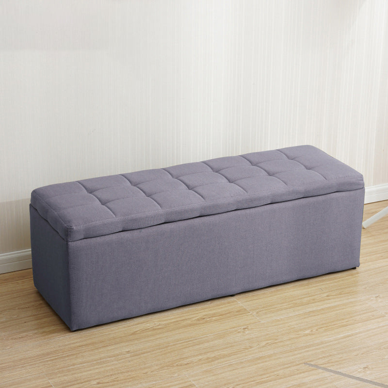 Modern Upholstered Entryway Bench 15.7" W Cushioned Ottoman Bench