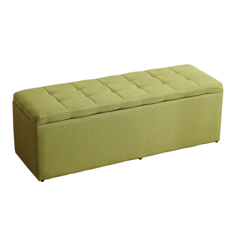 Modern Upholstered Entryway Bench 15.7" W Cushioned Ottoman Bench