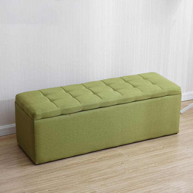 Modern Upholstered Entryway Bench 15.7" W Cushioned Ottoman Bench