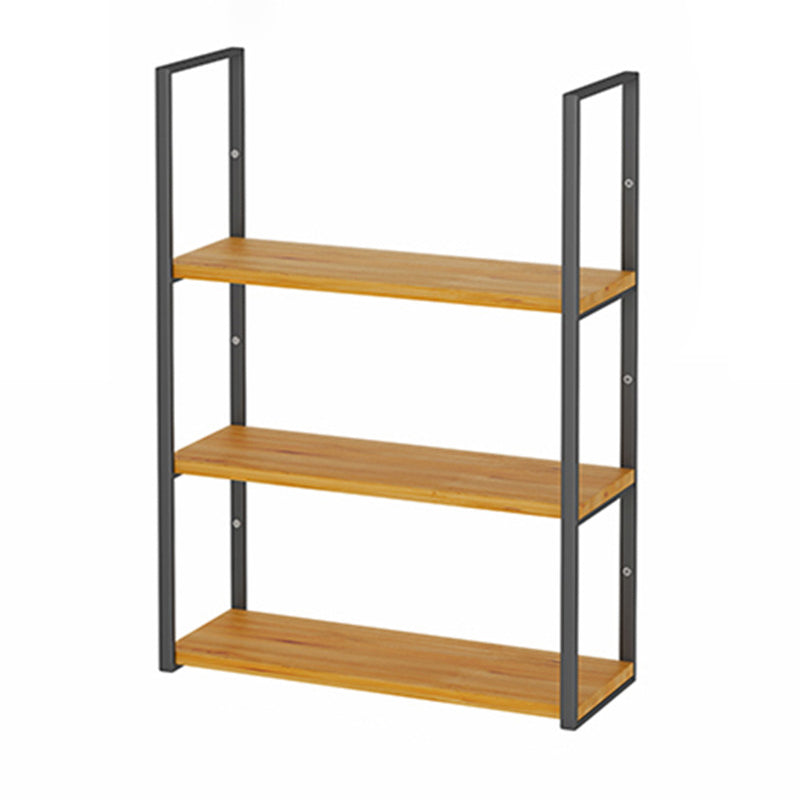 Modern Natural Floating Book Shelf Coffee Shop 43.3" H Bookshelf