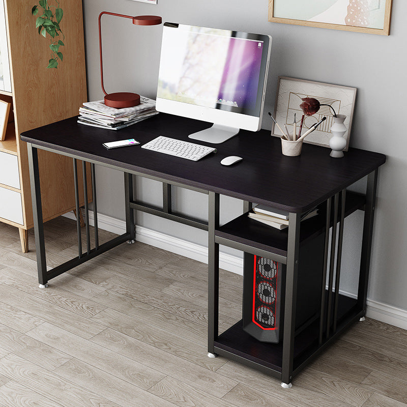 Glam Writing Desk Rectangular Manufactured Wood Office Desk for Bedroom and Living Room