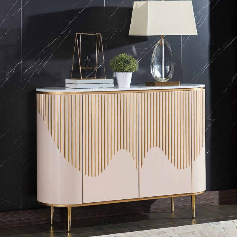 Modern Buffet Sideboard with Engineered Wood Drawers Cabinets and Storage for Dining Room