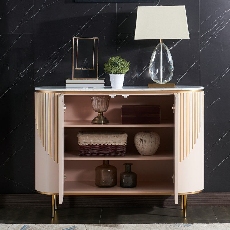 Modern Buffet Sideboard with Engineered Wood Drawers Cabinets and Storage for Dining Room