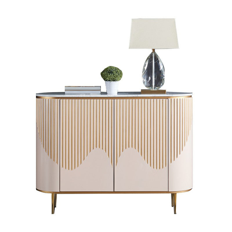 Modern Buffet Sideboard with Engineered Wood Drawers Cabinets and Storage for Dining Room