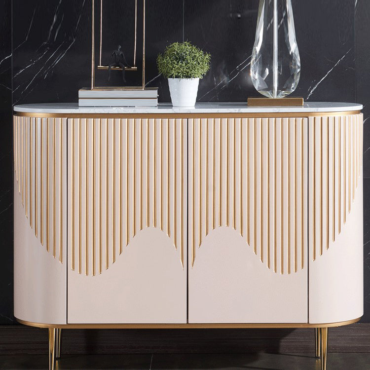 Modern Buffet Sideboard with Engineered Wood Drawers Cabinets and Storage for Dining Room