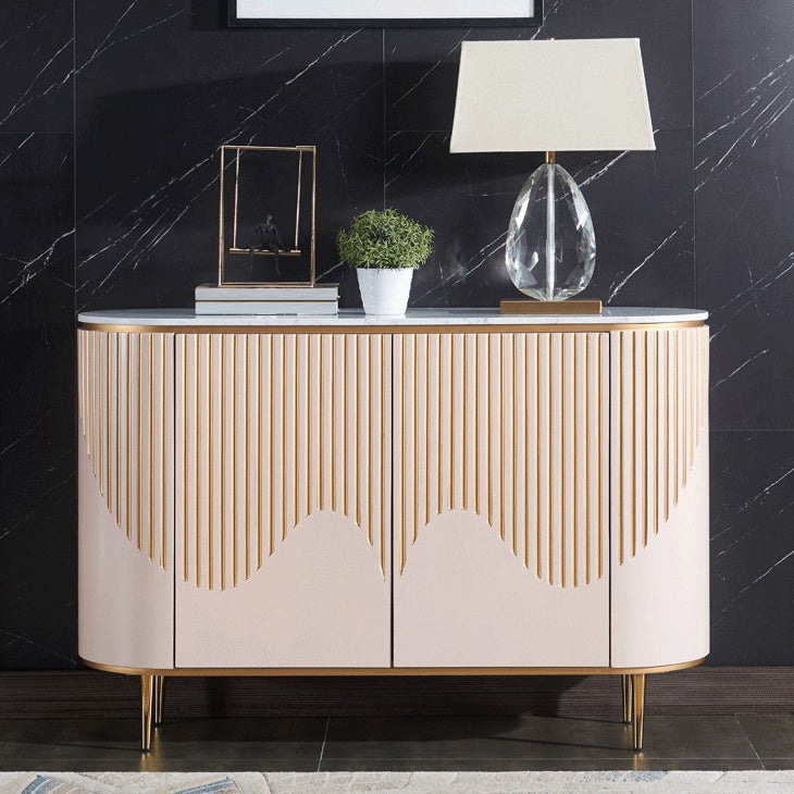 Modern Buffet Sideboard with Engineered Wood Drawers Cabinets and Storage for Dining Room