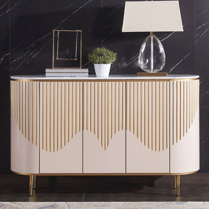 Modern Buffet Sideboard with Engineered Wood Drawers Cabinets and Storage for Dining Room