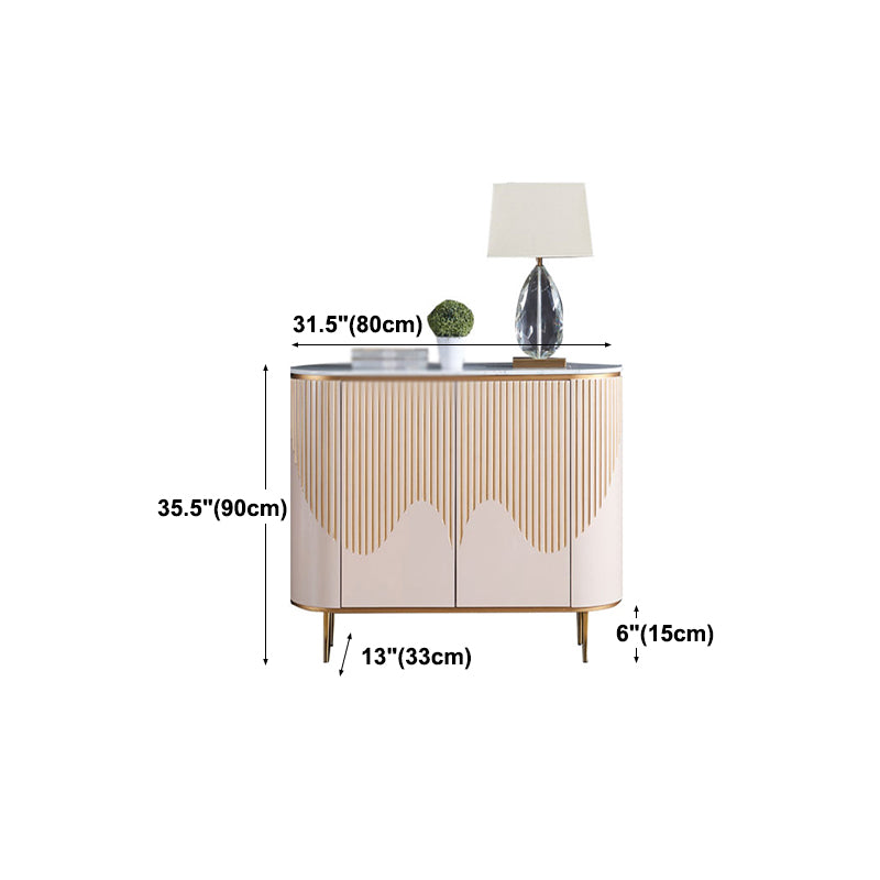 Modern Buffet Sideboard with Engineered Wood Drawers Cabinets and Storage for Dining Room