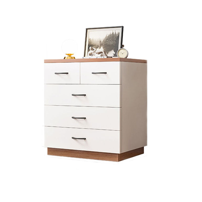 Wooden Bachelor's Chest Contemporary Vertical Chest with Drawer