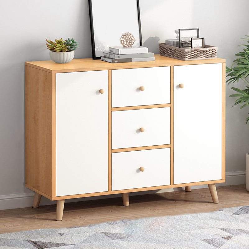 Contemporary Chest Horizontal Combo Dresser with Door for Home