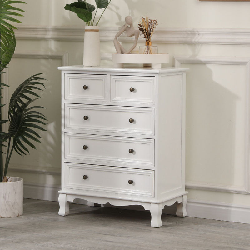 Contemporary Bedroom Storage Chest Dresser Solid Wood Dresser