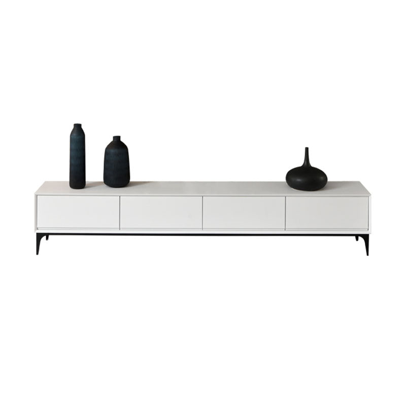 Contemporary Media Console 3/4 Drawers Media Console TV Stand