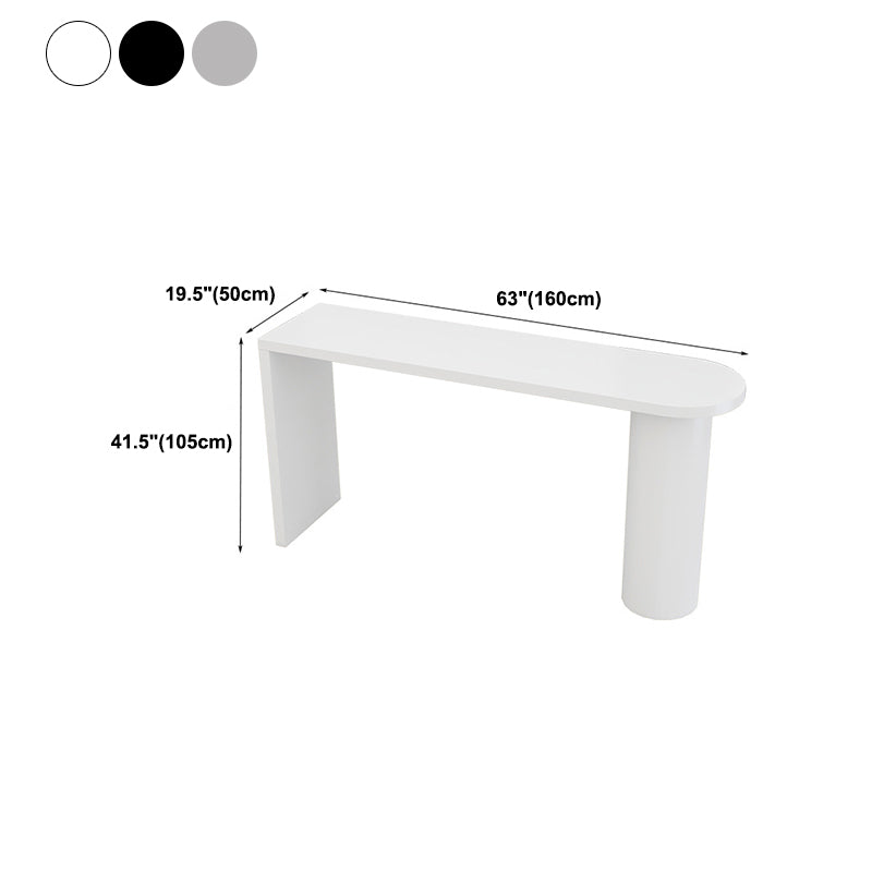 Modern Rectangle Wood Bar Counter Table Metal Bar Counter Table for Home