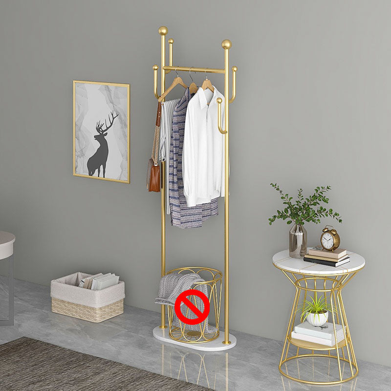 Gorgeous Hall Stand with Hooks Coat Hanger Entryway Kit Coat Rack ( Not Including Basket )