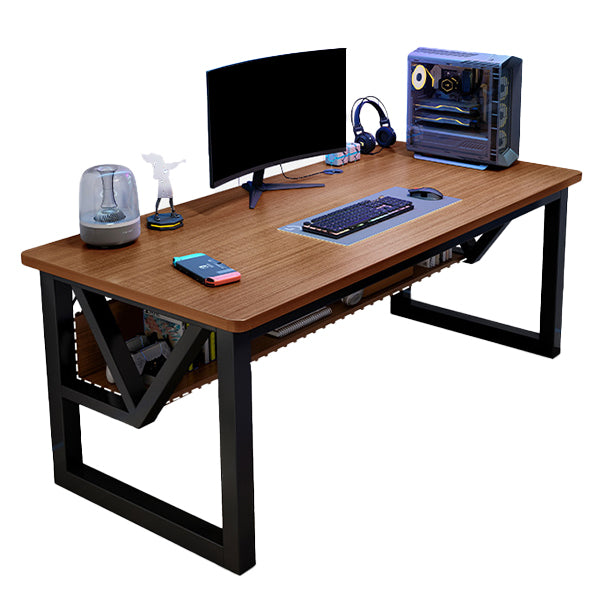 Cable Management 29.5-inch Computer Desk Rectangular Office Desk