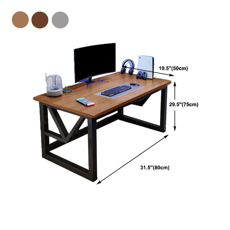 Cable Management 29.5-inch Computer Desk Rectangular Office Desk