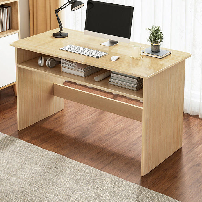 Contemporary Home Credenza Desk Rectangular Wooden Writing Desk