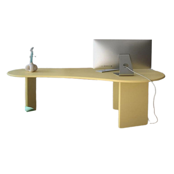 Unconventional Shape Writing Desk Modern Solid Wood Meeting Desk for Office