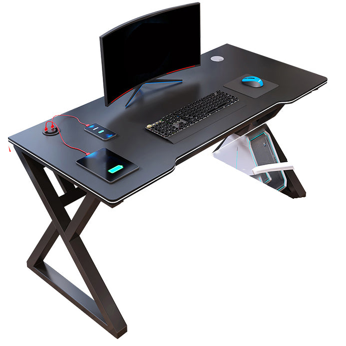 23 Inch Wide Modern Gaming Desk Rectangular Wooden Office Desk