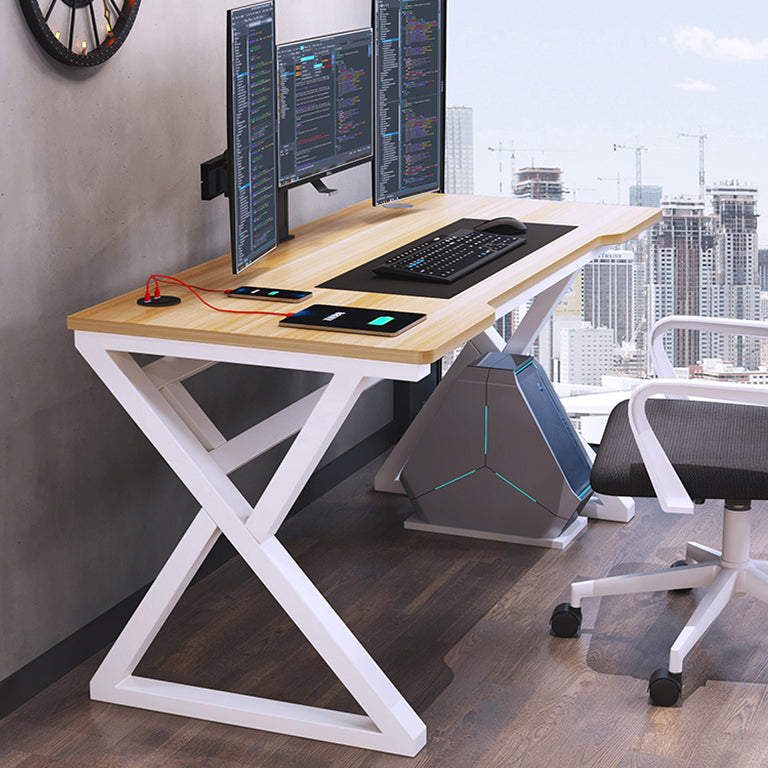 23 Inch Wide Modern Gaming Desk Rectangular Wooden Office Desk