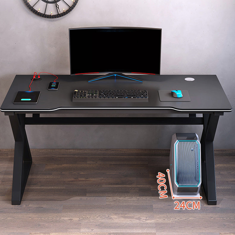 23 Inch Wide Modern Gaming Desk Rectangular Wooden Office Desk